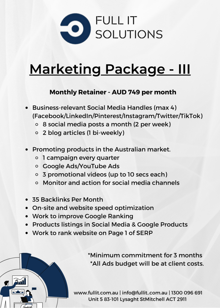 Full IT Solutions - Marketing Package 3